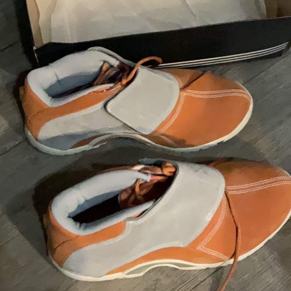 Orange and Gray Men's Shoes